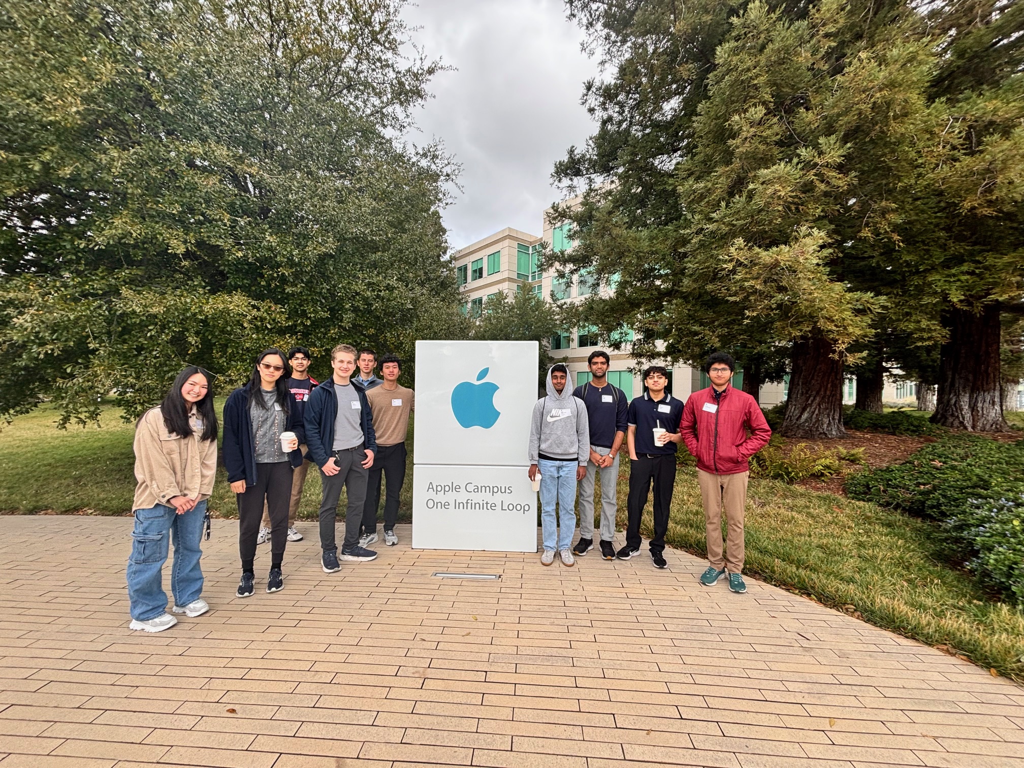 Students at Apple.